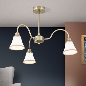 Candelabru stil clasic cu 3 brate Maja DLU 1700/3 Patina OR