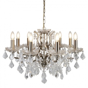 Candelabru stil clasic cu 8 brate Paris alama antic 8738-8AB SRT
