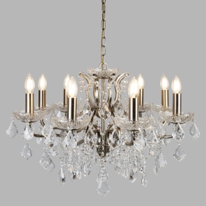 Candelabru stil clasic cu 8 brate Paris alama antic 8738-8AB SRT 73444 universul-luminii.ro