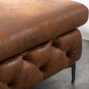 Coltar design Chesterfield, Microfibra, Maro Antic, MODERN BAROCK - Img 11