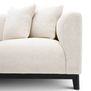 Coltar LUX design LUX cu sezlong stanga Corso Lounge, Lyssa off-white - Img 7