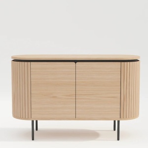 Comoda cu furnir de stejar ATELIER 120cm - Img 2