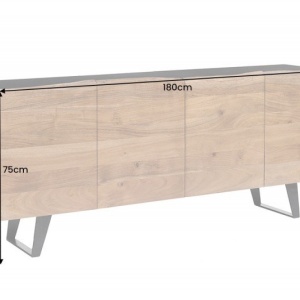 Comoda design industrial vintage Organic Artwork 180cm - Img 6