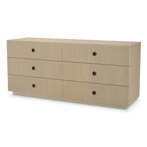 Comoda design LUX, Furnir de stejar albit, Dimitrios