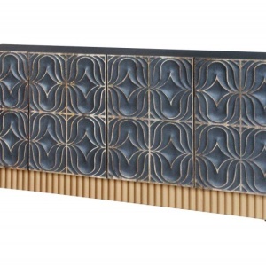 Comoda design natural industrial Piazza San Marco 177cm - Img 3
