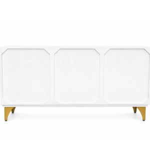 Comoda design vintage Golden Sunset 140cm alb - Img 8