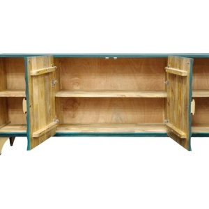 Comoda design vintage Golden Sunset 180cm turcoaz - Img 4