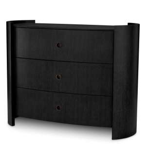Comoda LUX Furnir Stejar Gri Carbune, Splendora