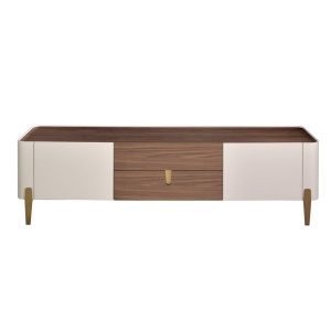 Comoda TV deosebita design LUX Walnut-Bej - Img 2