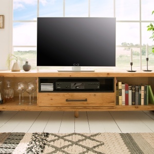 Comoda TV design industrial Thor 200cm, stejar salbatic - Img 4