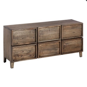 Comoda TV design vintage Sabine, natur SX-121403 - Img 2