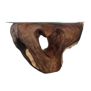 Consola design unicat din lemn masiv de suar CUSCO 22521 VH