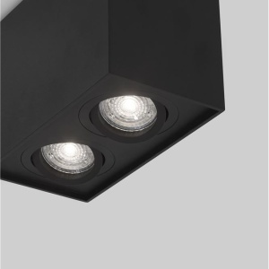 Corp aplicat cu 2 spoturi directionabile RENDE negru NVL-820603 - Img 5