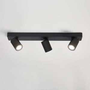 Corp aplicat cu 3 spoturi directionabile Moon 3 Bar, negru