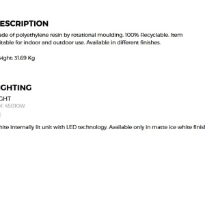 CORP DE ILUMINAT LED DECORATIV SABINAS LAMP HIGH 180714 universul-luminii.ro