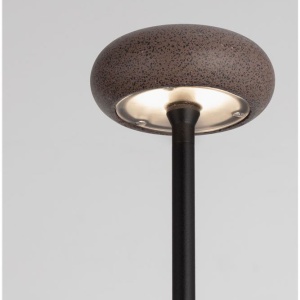 Corp iluminat exterior decorativ cu tarus CAMI H-110cm, ciment rosu