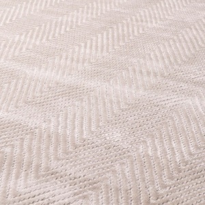 Covor design LUX realizat manual din vascoza si lana, Herringbone 200x300cm 112479 HZ - Img 5