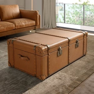 Cufar LUX design italian Cowhide camel