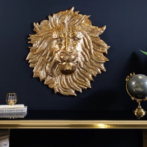 Decoratiune perete WILDLIFE LOWE 60cm auriu A-43953 VC - Img 8