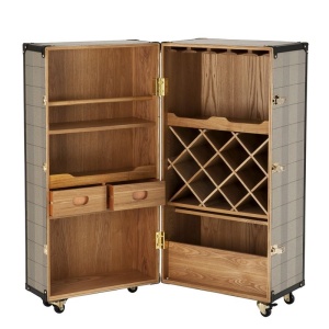 Dulap/ Bar LUX cu roti design cufar Martini Bianco 108869 HZ