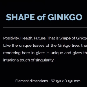 Element decorativ suspendat design frunze care cad din tavan SHAPE OF GINKGO - Img 2