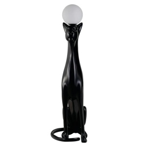 Figurina design decorativ cu iluminat PUMA BLACK