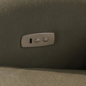 Fotoliu cinema PRIORITY verde, pivotant, functia electrica relax, port USB - Img 10