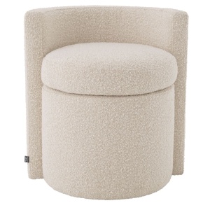 Fotoliu design LUX Arcadia, boucle crem 115224 HZ - Img 2