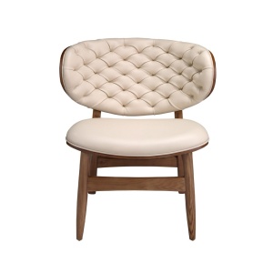 Fotoliu elegant design italian Sand-Walnut - Img 3