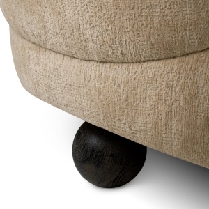 Fotoliu elegant design LUX Sylva, Avelin sand - Img 4
