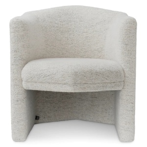 Fotoliu elegant design LUX Watertown, Seashell off white - Img 3