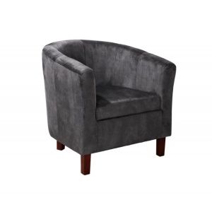 Fotoliu elegant si confortabil Hemingway, gri inchis