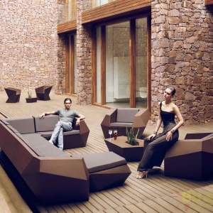 Fotoliu lounge design modern, exterior, interior, FAZ LOUNGE CHAIR 54001 Vondom - Img 12