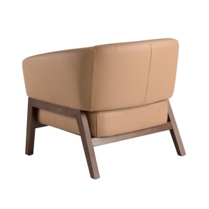 Fotoliu LUX design italian, Piele Naturala, Brown - Img 4