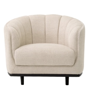 Fotoliu modern design LUX Agostino, Nuoro beige - Img 4