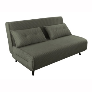 Fotoliu Pat SMART MULTIFUNCTION 140cm catifea raiata verde