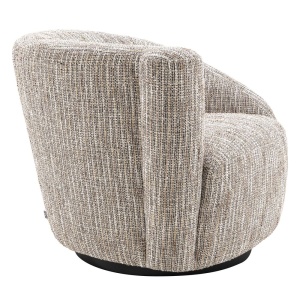 Fotoliu pivotant design elegant LUX Colin left, bej mademoiselle 115432 HZ - Img 4