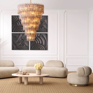 Fotoliu pivotant design elegant LUX Phedra, Lyssa sand - Img 6