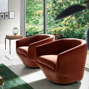 Fotoliu pivotant design modern Melvin AC 5041-KF-A1032 - Img 5