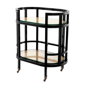Gheridon design LUX Bahamas, negru 111935 HZ