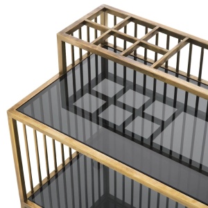 Gheridon, Masuta cu roti design LUX Rutherford - Img 5