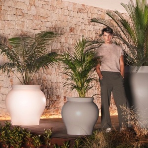 Ghiveci plante design decorativ modern exterior/interior Venus 83x80cm - Img 2