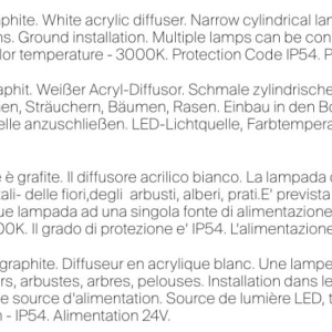 Lampa cu tarus pentru iluminat decorativ gradina IP54 Spear H-80cm 231184 universul-luminii.ro