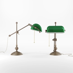 Lampa de birou din alama design clasic Banker - Img 7
