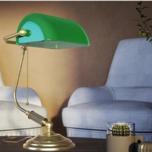 Lampa de birou din alama design clasic Banker - Img 14