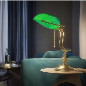 Lampa de birou din alama design clasic Banker - Img 9