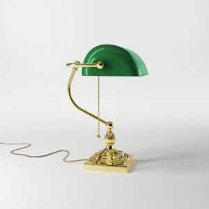 Lampa de birou din alama design clasic Banker - Img 9