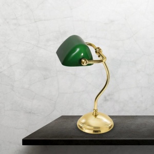 Lampa de birou din alama design clasic Mini Banker - Img 2