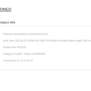 Lampa de masa moderna design minimalist PONGO 221984 universul-luminii.ro