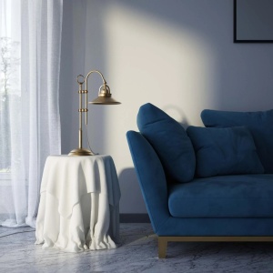 Lampa de masa stil industrial din alama personalizabila Alice - Img 10